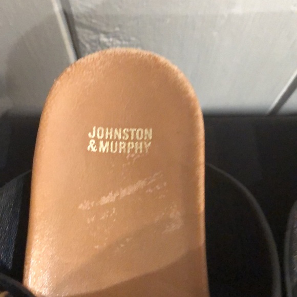 Johnston and Murphy black leather sandal - Picture 3 of 12